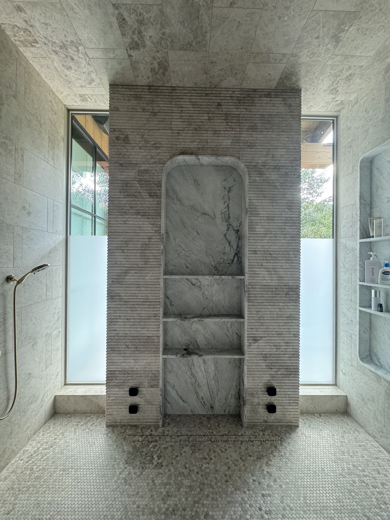 house with window tinting