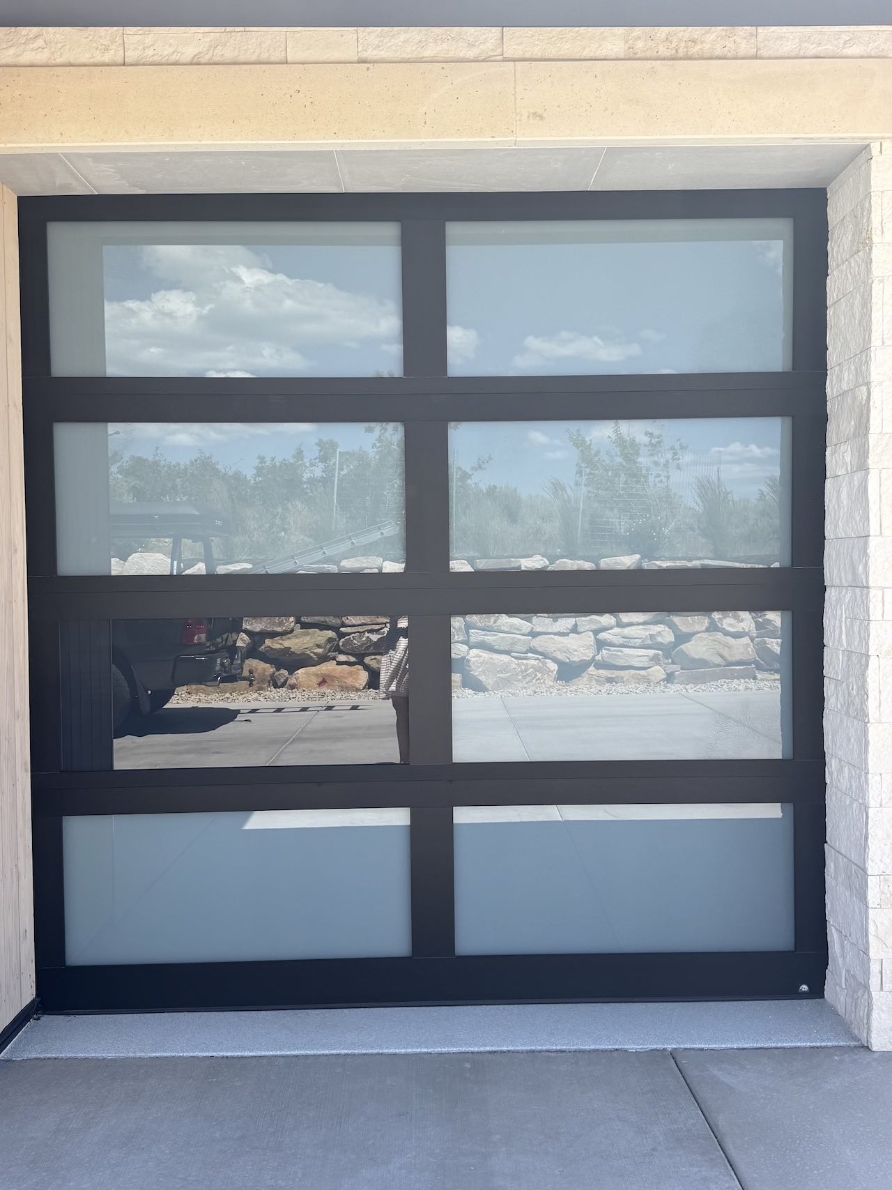 house with window tinting