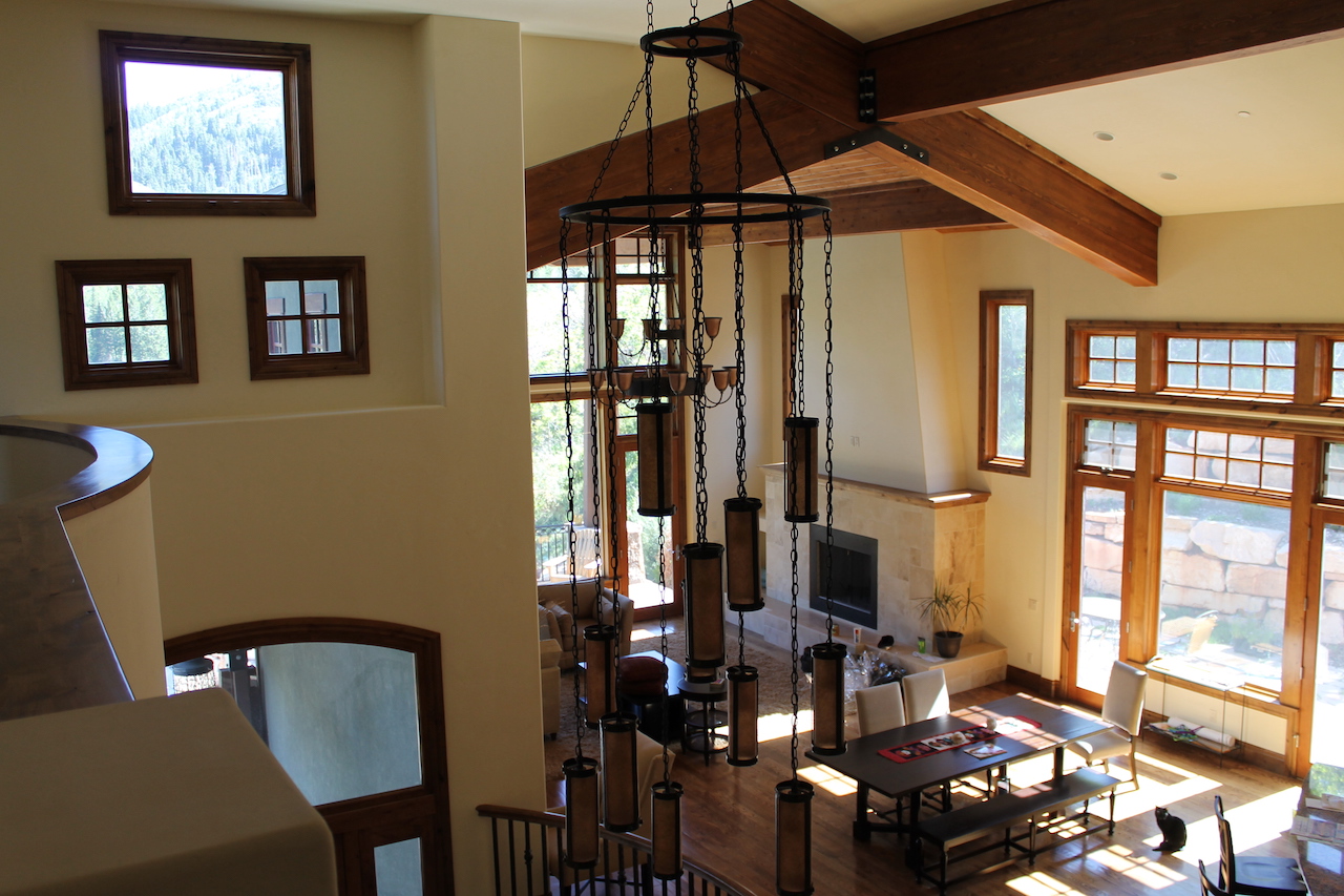 house with window tinting