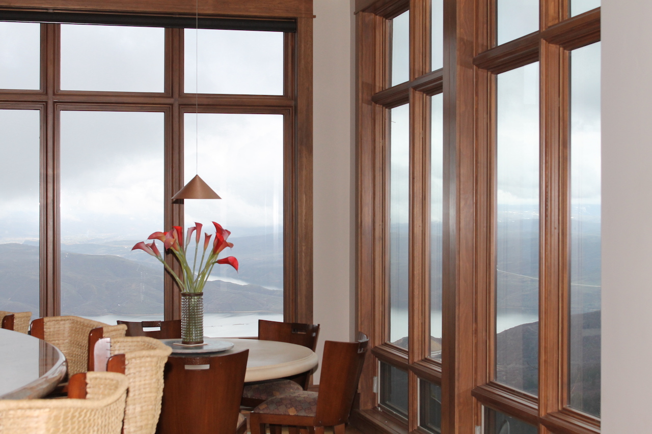 house with window tinting